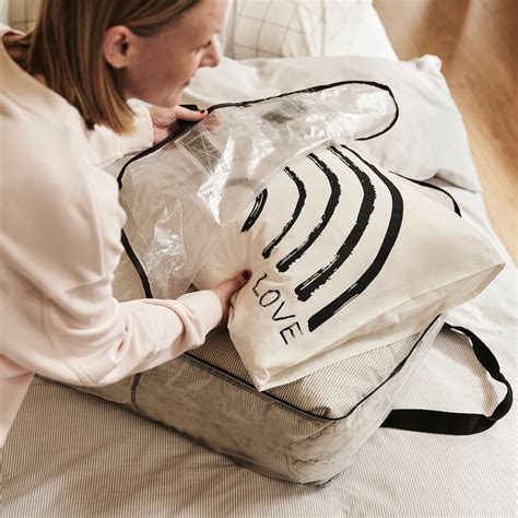 DIMPA storage bag, transparent, 65x22x65 cm (25 ½x8 ¾x25 ½") - IKEA