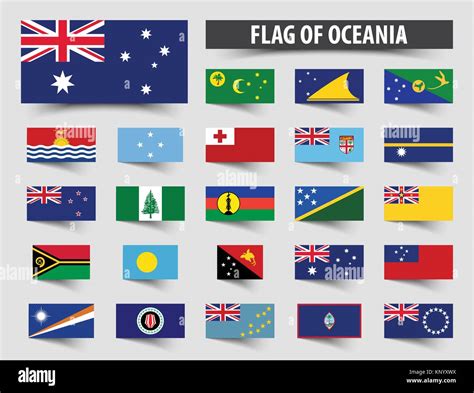 Flags of oceania hi-res stock photography and images - Alamy
