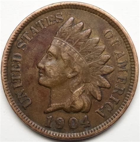 1904 Indian Head Cent #39 Cleaned - For Sale, Buy Now Online - Item #624875