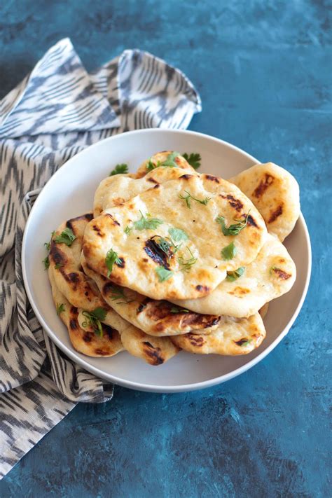 Grilled Naan Flatbread with Harissa Yogurt - Le Petit Eats
