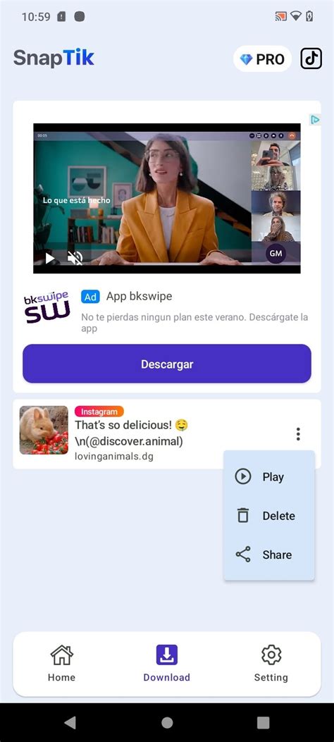 Descargar SnapTik 2.0 APK Gratis para Android