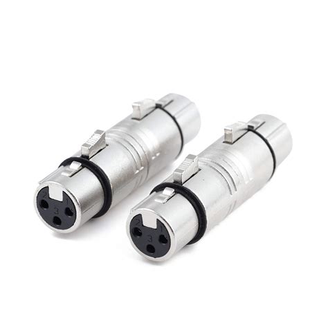 Buy Ancable XLR Female to Female, 2-Pack XLR 3 Pin Female to 3 Pin ...