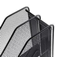 VIDISA 2 Layer Metal Mesh Magazine Document Holder File Rack, 35.5 X 28 ...
