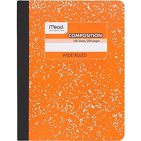 Mead Composition Book 6 Pack - Pastel Color Notebooks