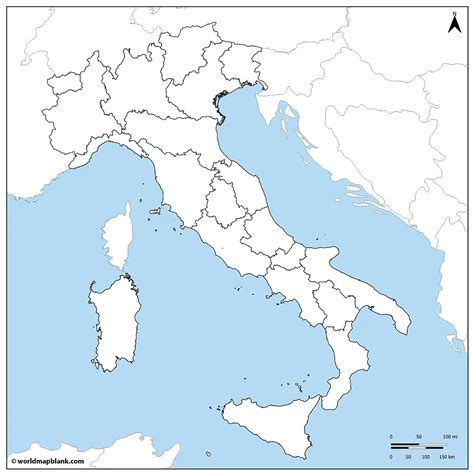 Printable Map Italy 的图像结果
