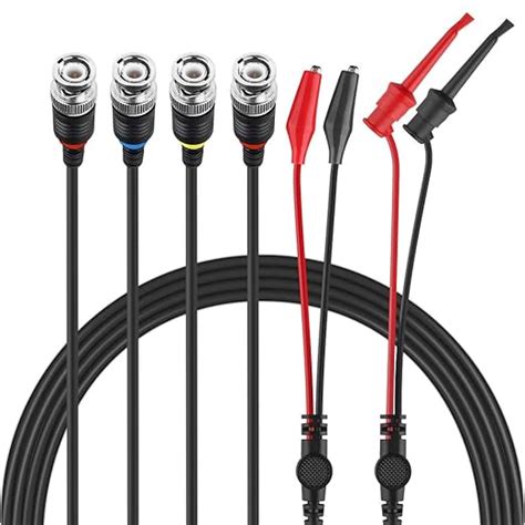 Micsoa BNC Test Leads Set, 3 Pack, Red, Male-to-Male, Indoor Use ...