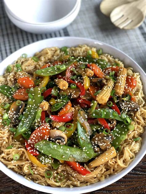 Vegetarian Stir Fry - Just a Mum's Kitchen