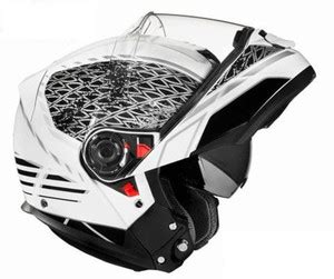 SMK Glide Flip Up Designer Helmet, SIGN GL126, Glossy Motorbike Helmet ...