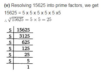 Find the cube root of each of the following numbers by prime ...