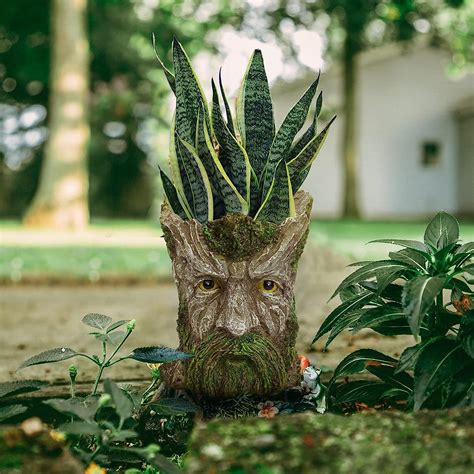 EIIORPO Face Planter,Head Planter Garden Pots Resin India | Ubuy