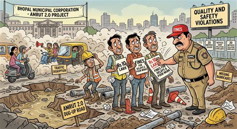 Bhopal Municipal Corporation Fines 4 Contractors ₹10 Lakh Over Delayed ...