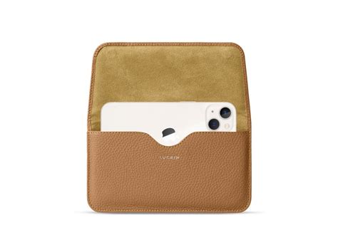 Custom leather iPhone 14 belt case