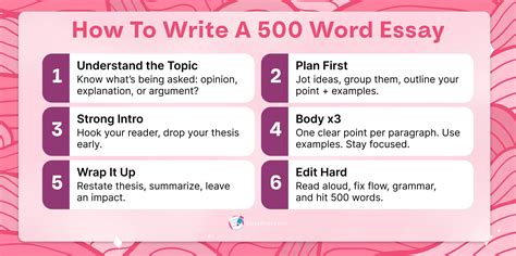500 Word Essay: Format and Word Count Guide - EssayWriters