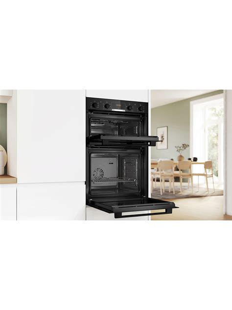 Bosch Series 4 Built In Double Electric Oven, MBA533BS3B, MBA533BB3B
