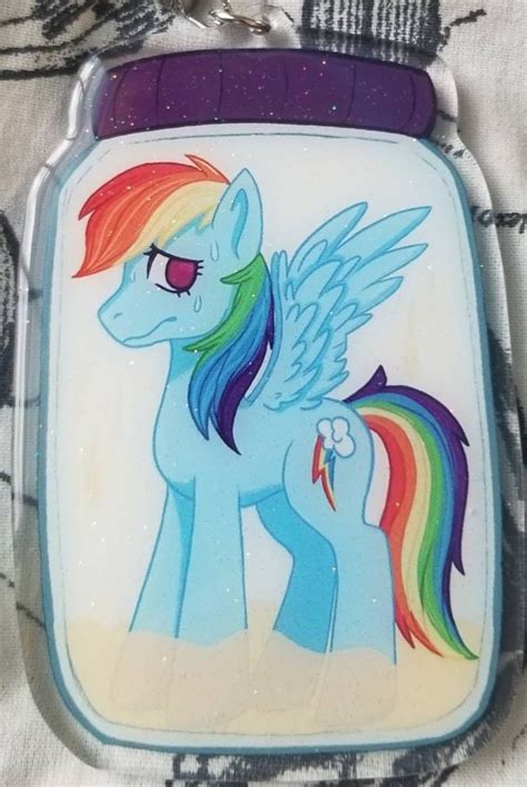 Rainbowdash "milk" Jar Charm - Etsy