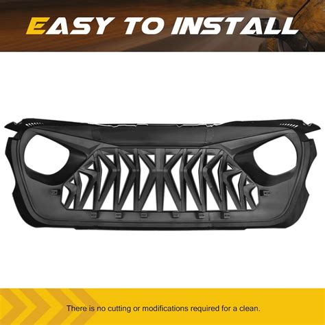 AMAMERICANMODIFIED AMERICAN MODIFIED Aggressive Front Shark Grille ...