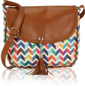KLEIO Multicolor Sling Bag Stylish Tassel Sling Bag For Girls / Women ...