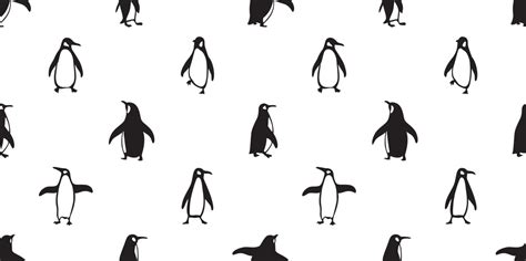 Seamless Wallpaper Pattern of Penguins - Magicdecor®