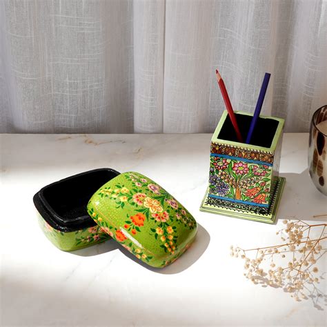Eco-Friendly Paper Pulp Pen Holder - Sustainable Desk Organizer Office ...
