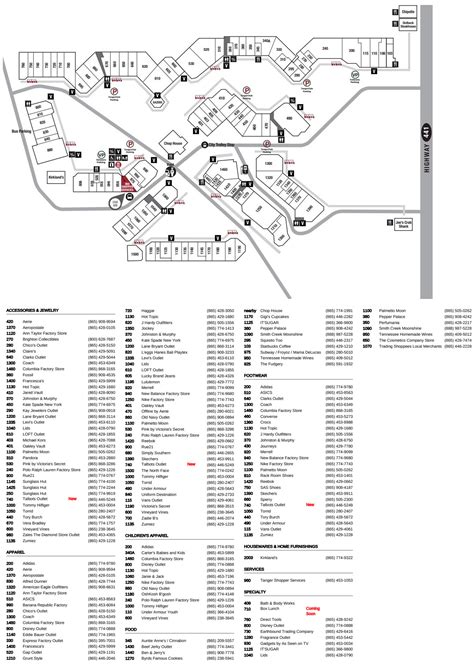 Aerial Map Of Tanger Outlets At National Harbor