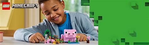 LEGO Minecraft The Baby Pig House Gamer Building Toy Animal Set for ...