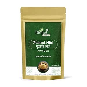 HERBAL BROTHERS Multani Mitti Powder | Pure Multani Mitti Powder for ...