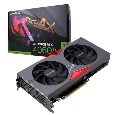 Colorful GeForce RTX 4060 Ti NB Duo with 8GB GDDR6 RAM 4352 CUDA Cores ...