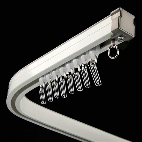 GXCZ Ceiling Curtain Rod Curved Curtain Track Ceiling/Wall Mounted ...