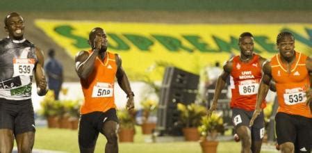Yohan Blake supera otra vez a Usain Bolt