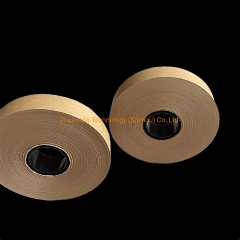 Brown White Cutstom Printing Logo Banding Paper Roll Kraft Paper ...