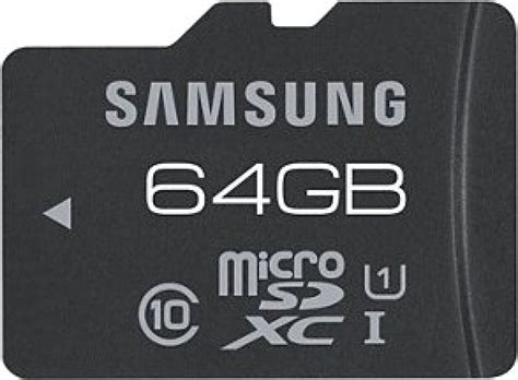 Samsung Pro 64 GB MicroSD Card Class 10 7 MB/s Memory Card - Samsung ...