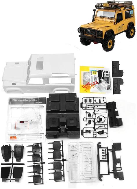 Buy novahobby 1/10 RC Defender D90 Hard Plastic Body Shell Kit with ...