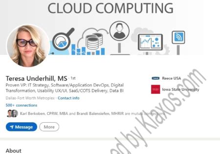 Image result for LinkedIn Profile Examples Computer Science