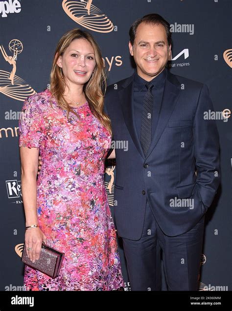 Michael Stuhlbarg and Mai-Linh Lofgren arriving to the Television ...