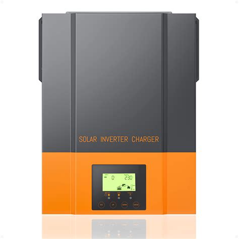 Buy PowMr Solar hybrid Inverter 3200W 24VDC to 220-230VAC,Built in 80A ...