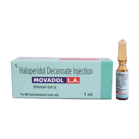 MOVADOL LA 50MG INJECTION 1ML Price, Uses, Side Effects, Composition ...