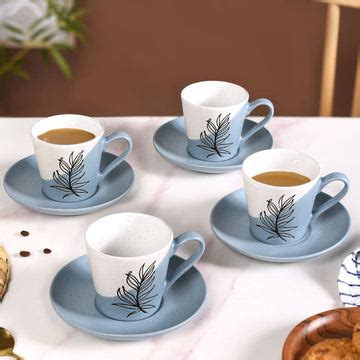 Premium Cup & Saucer Sets Online - Glass & Ceramic Tea Cup Sets | Nestasia