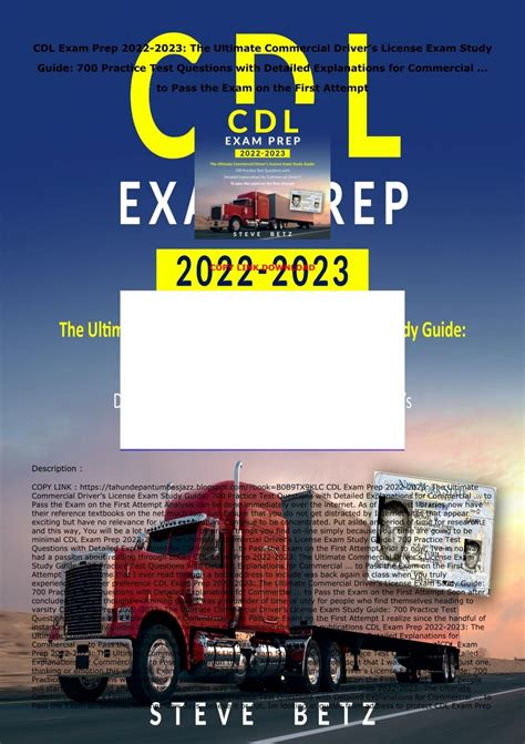 DOWNLOAD? FREE (PDF) CDL Exam Prep 2022-2023: The Ultimate Commercial ...
