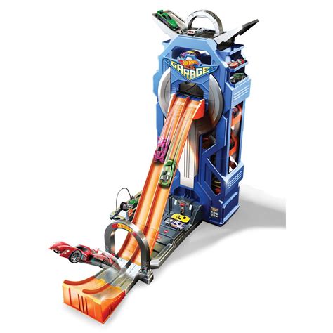 Hot Wheels Mega Garage Car Vehicle Playset, Stores More Than 35 ...