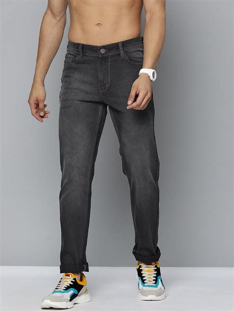 HERE&NOW Men Slim Fit Light Fade Stretchable Jeans - Price History