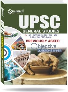 Upsc General Studies Previously Asked Objective Questions Paper: Buy ...