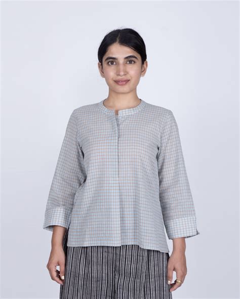 Handloom Cotton Pleated Gher Kurta - Lemon Yellow