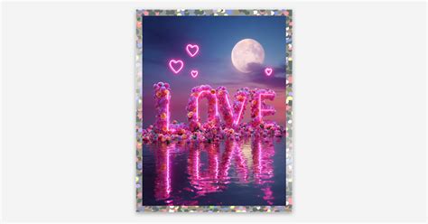 Glitter Flowers, Hearts, & Love by Hella Glitter | Glitter stickers ...
