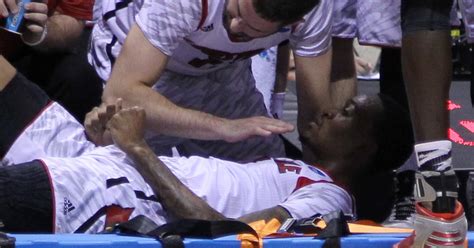 Photos: Aftermath of Louisville guard Kevin Ware's gruesome injury