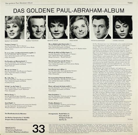 Werner Schmidt-Boelcke. Rundfunkorchester München. Das goldene Paul ...