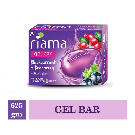 Fiama Gel Bar Blackcurrant & Bearberry Radiant Glow (pack of 4)