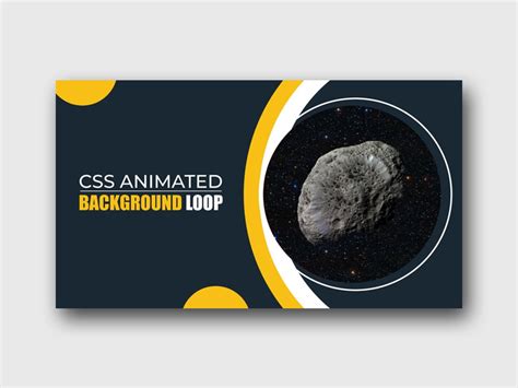 CSS Background Loop Animation by divinectorweb on Dribbble