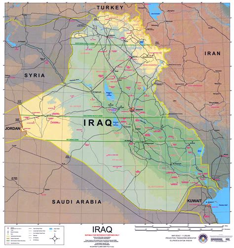 Maps of Iraq | Detailed map of Iraq in English | Tourist map of Iraq | Road map of Iraq ...