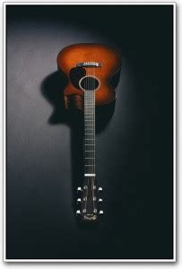 Eureka Designs Poster Acoustic Guitar Paper Print - Music posters in ...