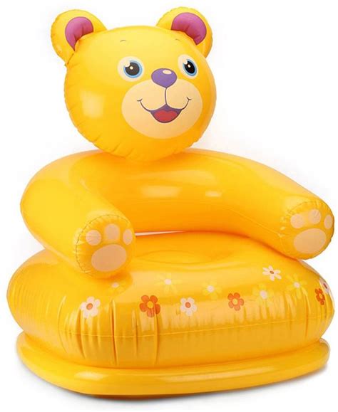 Skyup Kids Inflatable Teddy Yellow Chair Inflatable Sofa/ Chair Price ...